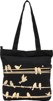 

HAQEEBA Tote(Black, Beige), Beige;black