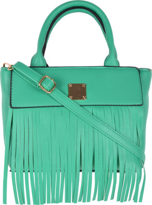 

Kleio Women Casual Green PU Sling Bag