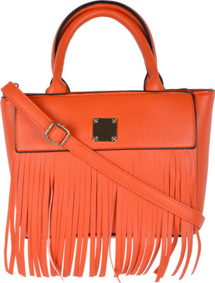 

Kleio Women Casual Orange PU Sling Bag