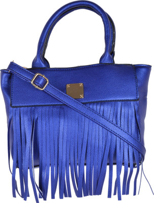 

Kleio Women Casual Blue PU Sling Bag