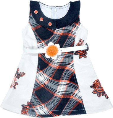 

Hey Baby Girls Mini/Short Party Dress(Multicolor, Sleeveless