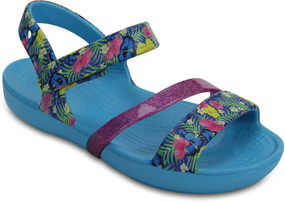 

Crocs Girls Slip-on Sports Sandals(Multicolor, Black