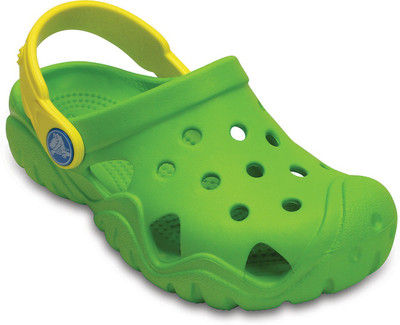 

Crocs Girls Slip-on Clogs(Green, Black