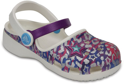 

Crocs Girls Slip-on Clogs(Multicolor, Off white