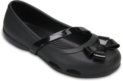 

Crocs Girls Slip-on Flats(Grey, Black