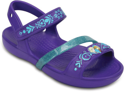CROCS Girls Slip-on Sports Sandals(Purple)