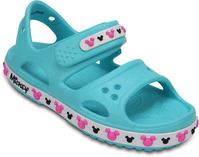 

Crocs Boys Slip-on Sports Sandals(Light Blue, Black