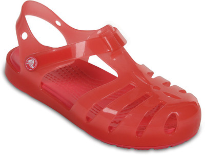 

Crocs Girls Slip-on Sports Sandals(Orange, Black