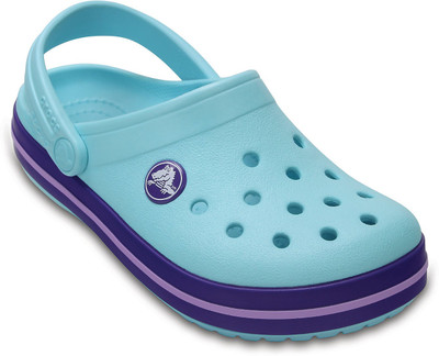 

Crocs Boys Slip-on Clogs(Light Blue, Black
