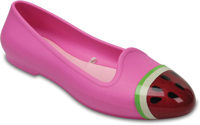 

Crocs Girls Slip-on Flats(Pink, Black