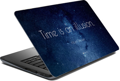 

Onlinemart Time is On Vinyl Laptop Decal 15.6