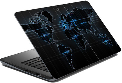

Onlinemart Blue World Vinyl Laptop Decal 15.6