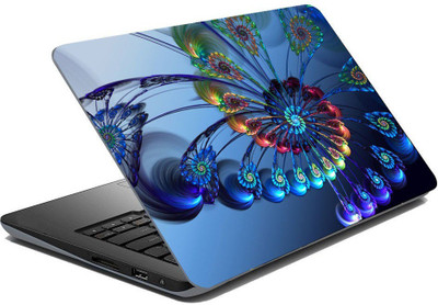 

Onlinemart Flowers Vinyl Laptop Decal 15.6