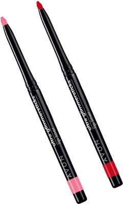 

Avon Anew True Color Glimmerstick Lip Liner (set of 2)(Pink Cashmere-True Red)