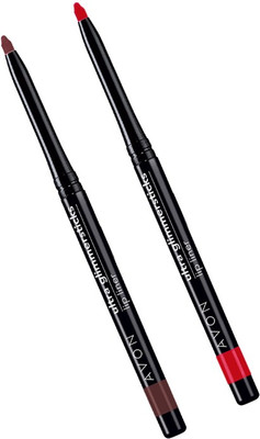 

Avon Anew True Color Glimmerstick Lip Liner (set of 2)(Chocolate-True Red)