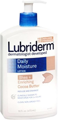

Lubriderm Lubriderm Daily Moisture Lotion - 473ml (16oz) Shea+ Enriching Cocoa Butter(473 ml)