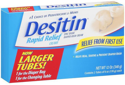 

Desitin Rapid Relief Creamy Nappy Cream 2pk - 340g (12oz)(340 g)