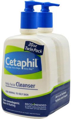 

Cetaphil Daily Facial Cleanser - 591ml (20oz) (Pack of 2)(1182 ml)