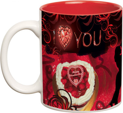 

Prithish I'll Always Love You Doule Color Ceramic Mug(330 ml), Multicolor