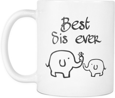 

Awesum Best Sis ever Ceramic Mug(350 ml), White