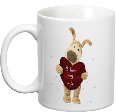 

Prithish Worlds Best Wife Ceramic Mug(330 ml), Multicolor