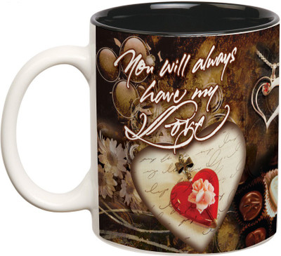 

Prithish You Will Always Have My Love Double Color Ceramic Mug(330 ml), Multicolor