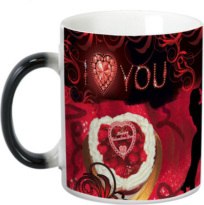 

Prithish I'll Always Love You Magic Ceramic Mug(330 ml), Multicolor