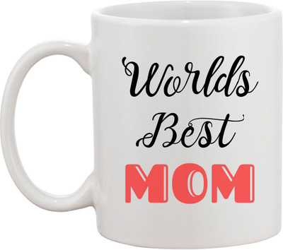 

Awesum World's Best MOM Ceramic Mug(350 ml), White