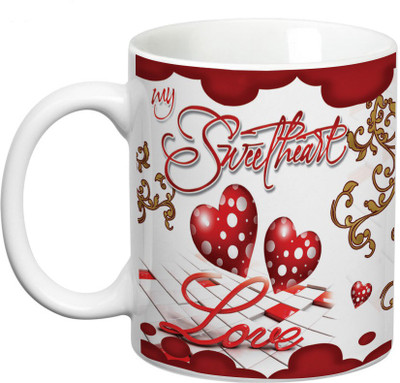 

Prithish Your Love is the Most Precious Gift Ceramic Mug(330 ml), Multicolor