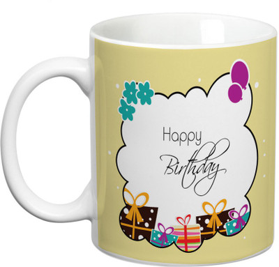 

Prithish Happy Birthday Design 5 Ceramic Mug(330 ml), Multicolor