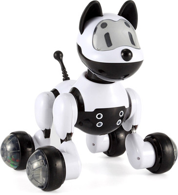 

The Untold Stores SMART ELECTRONIC VOICE CONTROLLED INTELLIGENT PET DOG ROBOT(White, Black)