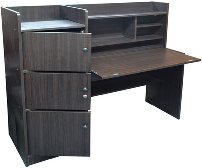 

Eros Lintel Engineered Wood Study Table(Free Standing, Finish Color - Walnut)