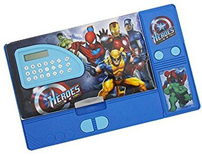 

Shree Krishna Handicrafts And Gallery Gadget Multi Purpose Jumbo Calculator Art Plastic Pencil Box(Set of 1, Blue)
