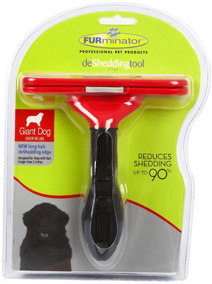 FURMINATOR Deshedding Tool Giant Long Hair Shedding Blade for Dog