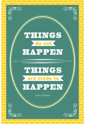 Quotes Decorative Poster Paper Print(26 inch X 14 inch, Rolled)