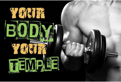 

Quotes Decorative Gym Poster Paper Print(26 inch X 14 inch, Rolled)