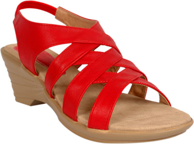 

Bora Bora Women Red Wedges