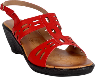 

Bora Bora Women Red Wedges