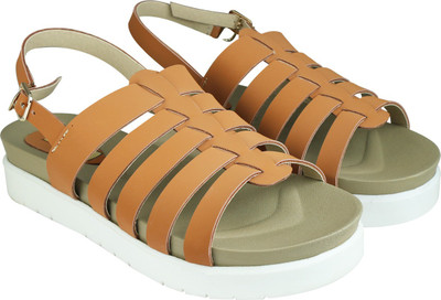 

Adorn Women Tan Wedges