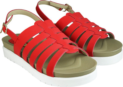

Adorn Women Red Wedges