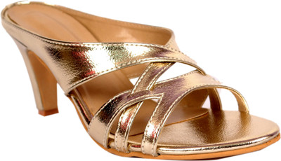 

Bora Bora Women Gold Heels