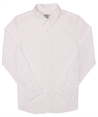 

Pepe Jeans Boys Solid Casual White Shirt