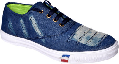 

Glamour Canvas Shoes For Men(Blue, Bluegreen