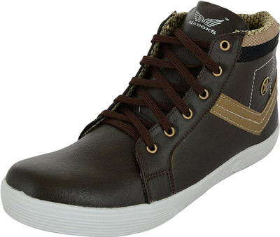 

Madoks Men's Handmade Casual Shoes Casuals For Men(Brown