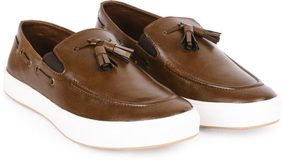 

ROOD Loafers For Men(Burgundy, Burgandy
