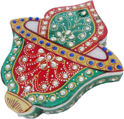

AnsuyaEnterprises Decorative Showpiece - 12.5 cm(Marble, Multicolor)