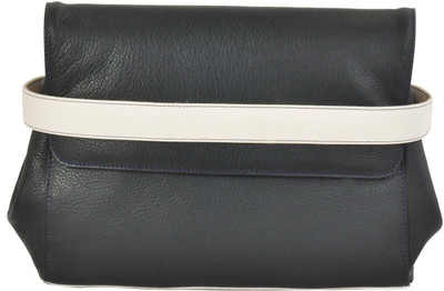 

AzraJamil Women Casual Black Genuine Leather Hand-held Bag