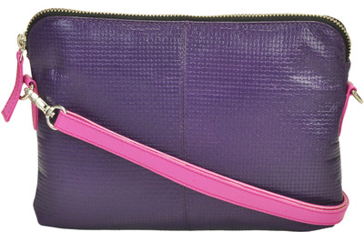 

AzraJamil Women Casual Purple Genuine Leather Sling Bag