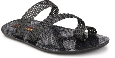Big Fox Flip Flops, Black