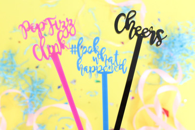 

LOOK WHAT HAPPENED Plastic 20 cm Stirrer(Multicolor Pack of 51)